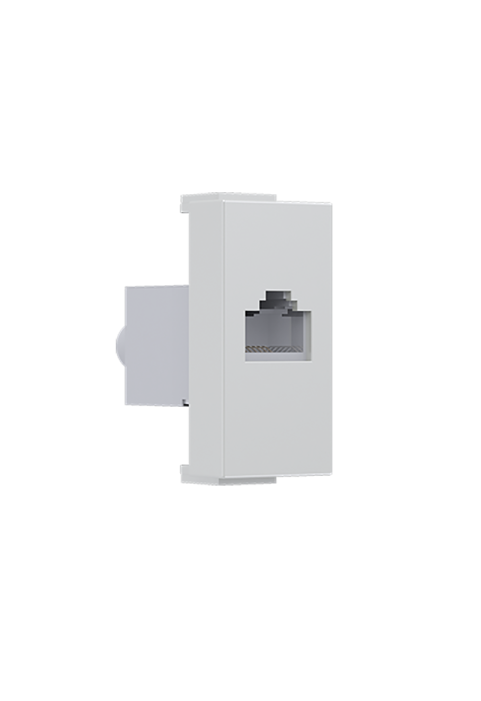 ^ MODYS DATA SOCKET IVORY 1 M. RJ45 CAT.6 SCREENED IP20