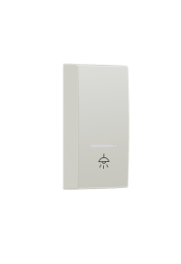^ MODYS BUTTON WITH INDICATOR & LIGHT SYMBOL 1 M. IVORY