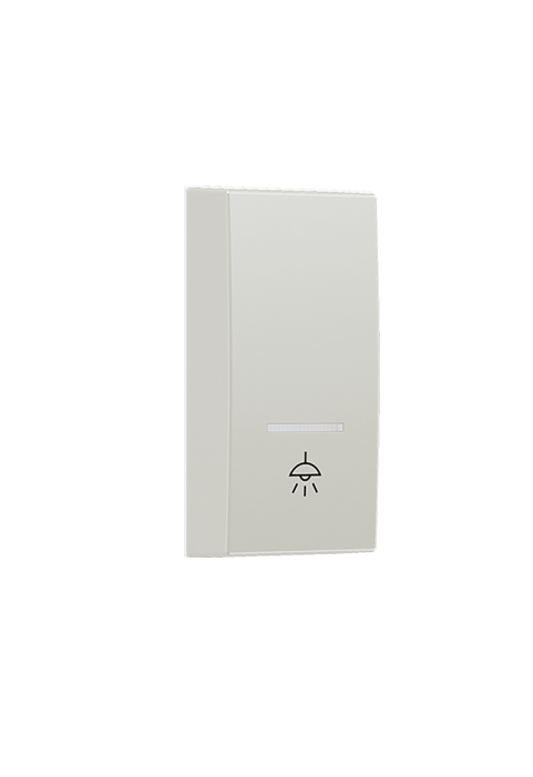 ^ MODYS BUTTON WITH INDICATOR & LIGHT SYMBOL 1 M. IVORY