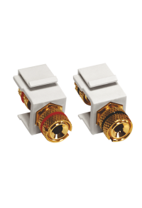 ^ MODYS 2XAUDIO ADAPTER LS 4MM KS WHITE