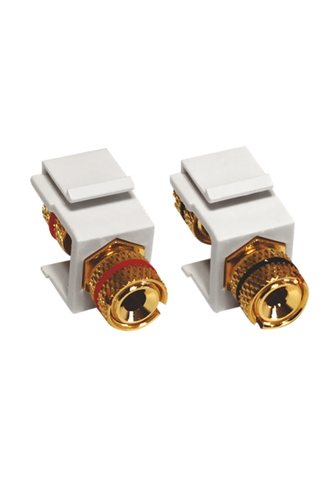 ^ MODYS 2XAUDIO ADAPTER LS 4MM KS WHITE
