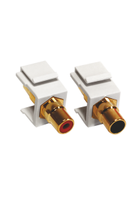 ^ MODYS 2XAUDIO ADAPTER RCA KS 1M WHITE