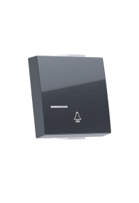 ^ MODYS BUTTON WITH INDICATOR & BELL SYMBOL 2 M. ANTHRACITE