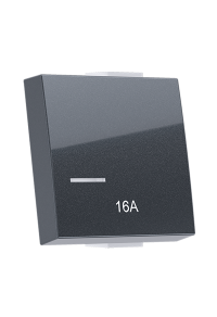 ^ MODYS BUTTON WITH INDICATOR 16A 2 M. ANTHRACITE
