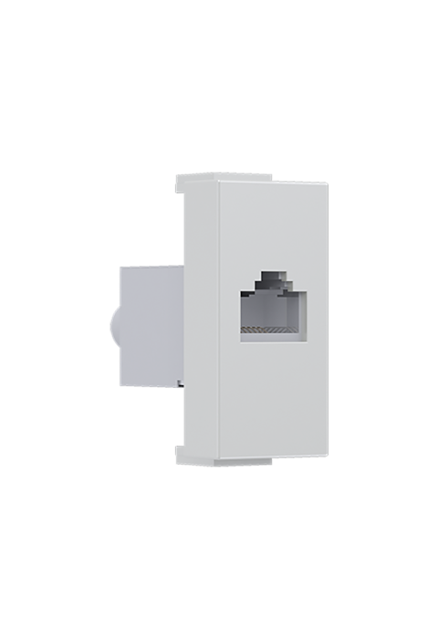 ^ MODYS DATA SOCKET IVORY 1 M. RJ45 CAT.6A SCREENED IP20