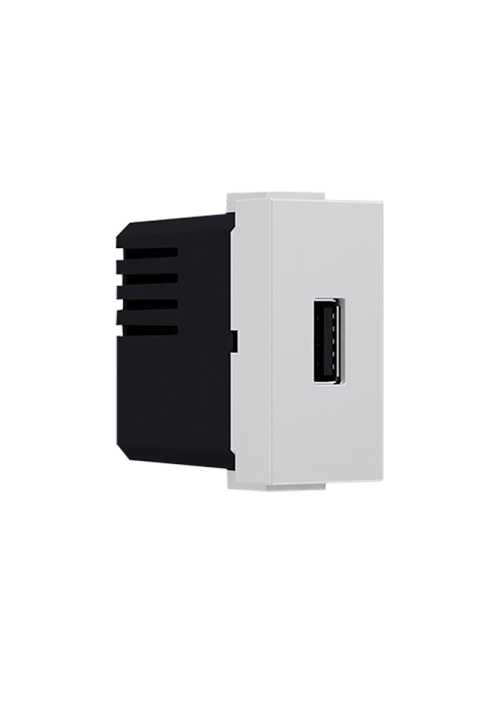 ^ MODYS USB CHARGER IVORY 1 M. 1xUSB 5VDC 1.2A IP20