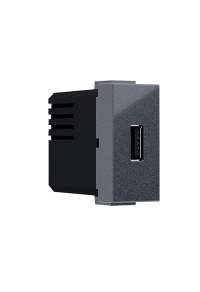 ^ MODYS USB CHARGER ANTHRACITE 1 M. 1xUSB 5VDC 1.2A IP20