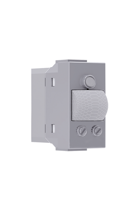^ MODYS LED DIMMER SILVER 1 M. RLC 100W 250VAC IP20 (WITH PUSH BUTTON)