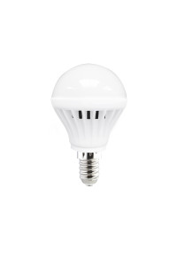 ЛЕД G50 E14 230V 3W 6.000K 180° 240Lm Ra80