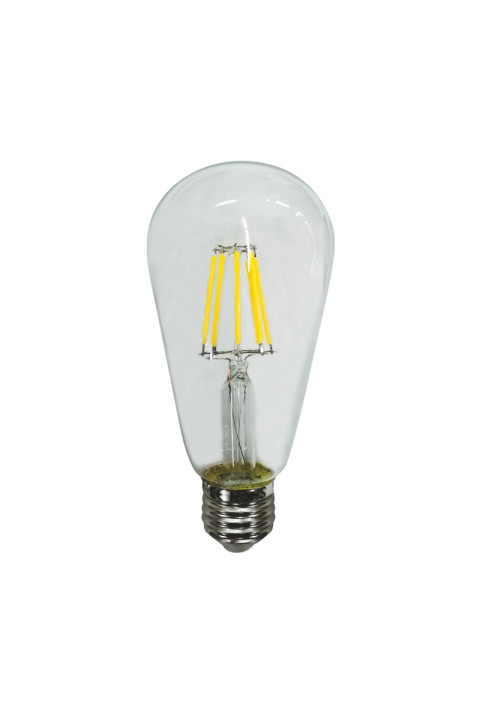 ЛЕД ST64 СТЕП ДИМИРУЕМА E27 230V 8W 2700K 300° 800LM Ra80