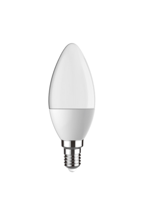 ЛЕД КЕНДЪЛ СТЕП ДИМИРУЕМА E14 230V 7W 4000K 230° 530LM RA80