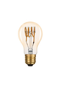 ЛЕД E27 A60 AMБЕР 6W 2700K 230V AC 300° 420LM RA80