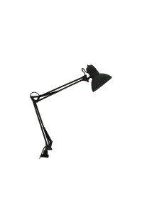 ЛАМПА ЗА БЮРО E27 1X40W ЗАЩИТА ЧЕРНА PENNA