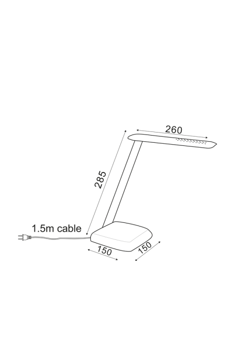 DESK LAMP LED 6W 480Lm Dimmabl 3.000K/6.000Κ 230V FUTUR