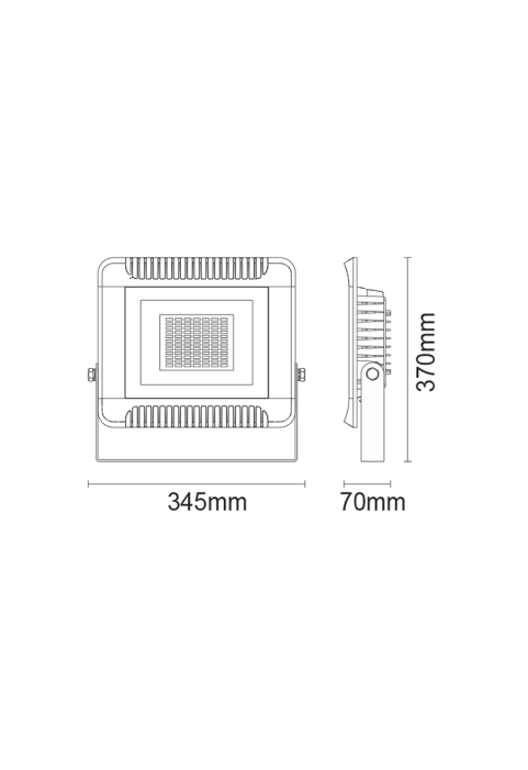 ЛЕД ПРОЖЕКТОРНА СВЕТЛИНА IP66 150W 4000K 13100Lm 230V 4PCS/CART
