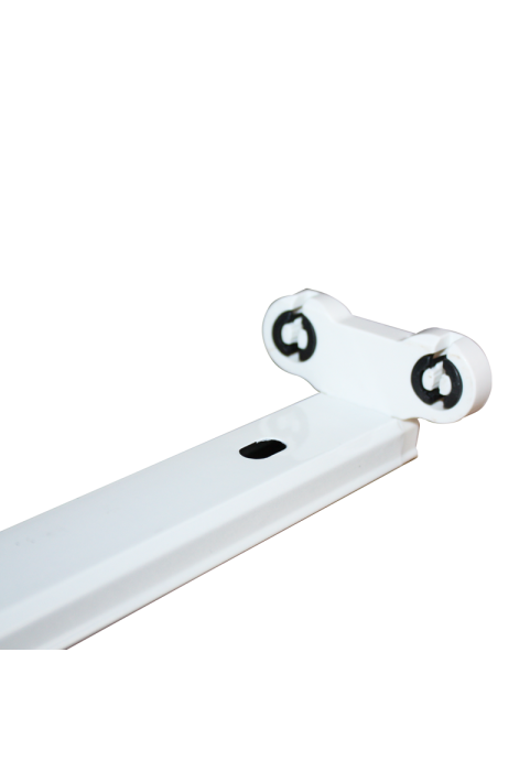 LUMINAIRE FOR LAMP LED T8 230V DOUBLE LIGHTING 2X120mm