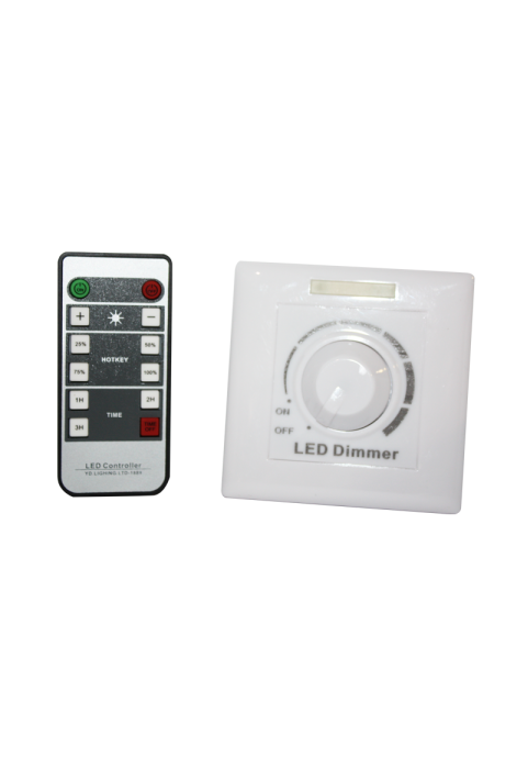 ЛЕД ЗА СТЕННА ТРИАК ДИММЕР  200W 220V AC & RF ОТДАЛЕЧЕН 