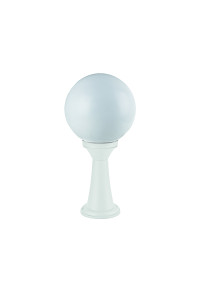 PLASTIC FLOOR GARDEN WHITE LUMINAIRE 41CM Φ200 Ε27 IP44