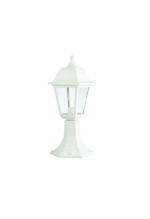 PHASING OUT 4S PLASTIC FLOOR GARDEN WHITE LUMINAIRE 40,5CM Ε27 IP44