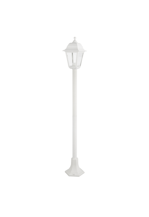 PHASING OUT 4S PLASTIC FLOOR GARDEN WHITE LUMINAIRE 100CM Ε27 IP44