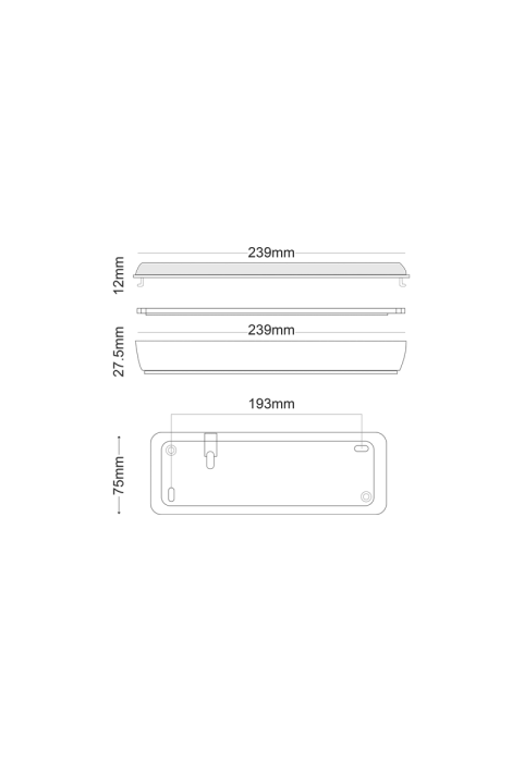 Φ/Σ ПРЕДПАЗИТЕЛИ ЛЕД ЗА СТЕНАТА 2WSMD5730 1,5HRS100LM 6000K 230V