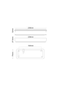 ПОДДЪРЖАНИ АВАРИЙНИ СИТУАЦИИ ЛЕД 4W 3HRS 200LM 6000K 230V& БУТОН ЗА  ТЕСТВАНЕ