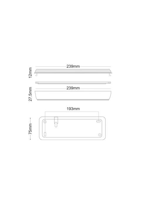 ПОДДЪРЖАНИ АВАРИЙНИ СИТУАЦИИ ЛЕД 4W 3HRS 200LM 6000K 230V& БУТОН ЗА  ТЕСТВАНЕ