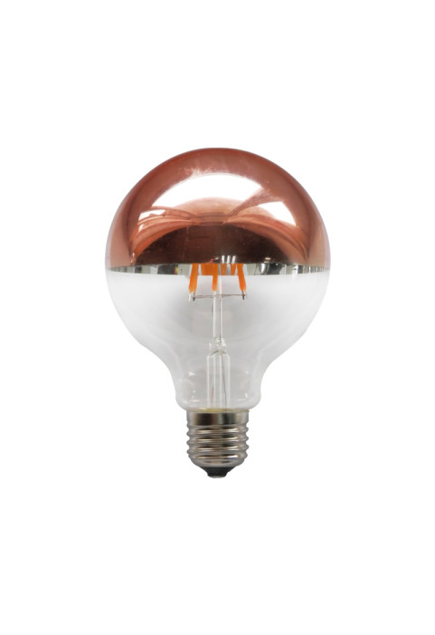 E27 G95 ROSE GOLD DIM 6W 2700K 230V AC 680LM LED COG
