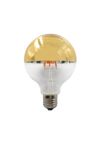 E27 G95 GOLD DIM 6W 2700K 230V AC 690LM RA80 LED COG