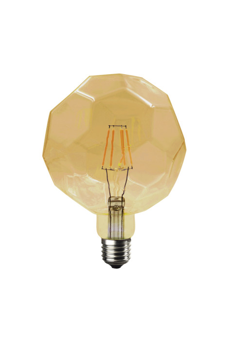 LED E27 LIG AMBER DIM 6W 2700K 230V AC 680LM RA80 LED COG