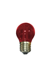 E27 ЧЕРВЕН СТЪКЛО ТОПКА 4W 230V AC 390LM ЛЕД COG
