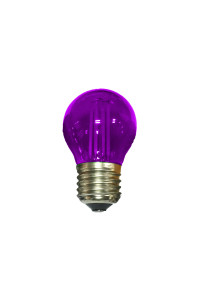 E27 ЛИЛАВ СТЪКЛО ТОПКА 4W 230V AC 390LM ЛЕД COG