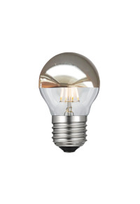 E27 BALL SILVER DIM 4W 2700K 230V AC 390LM LED COG
