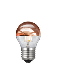 LED FILAMENT E27 BALL ROSE GOLD DIM 4W 2700K 230V AC 390LM RA80