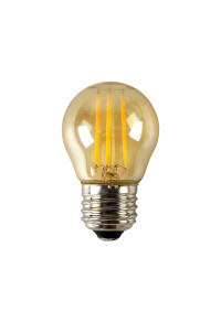 LED FILAMENT E27 BALL AMBER DIM 4W 2700K 230V AC 390LM RA80