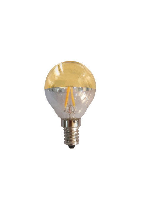 LED E14 BALL GOLD DIM 4W 2700K 230V AC 400LM LED COG