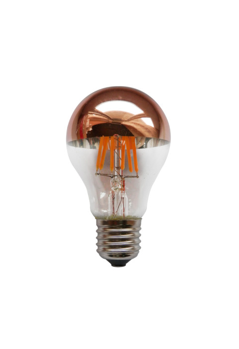 LED E27 A60 ROSE GOLD DIM 6W 2700K 230V AC 690LM RA80