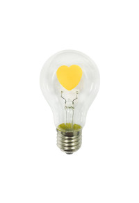 LED FILAMENT E27 A60 2W 2700K 230V AC 200LM RA80 30000H 360° HEART