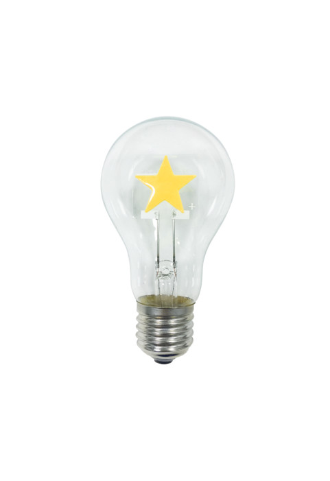 LED FILAMENT E27 A60 2W 2700K 230V AC 200LM RA80 30000H 360° STAR