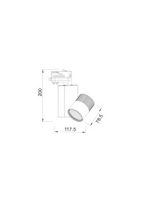 РЕСЛОВ ПРОЖЕКТОР ЛЕД 15W 3000K 4WIRES 36° 1100LM 230V Ra80