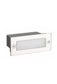 Луна за вграждане в стена Satin Nickel 110X44 NM 2W 3000K 90Lm 230V IP54 RA80