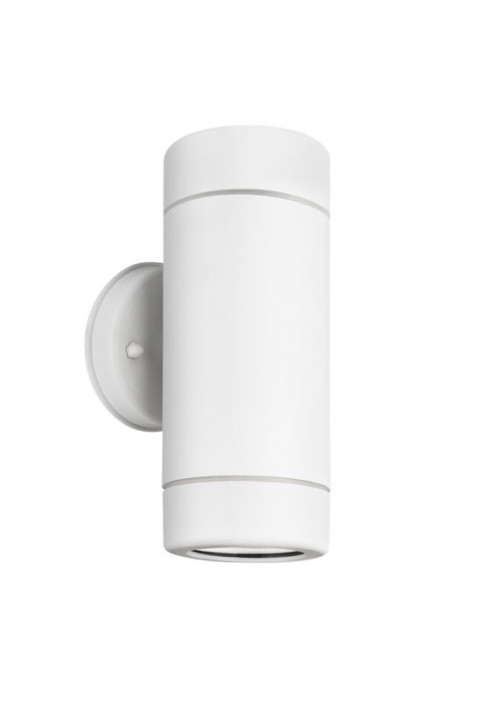 UP-DOWN WHITE PP WALL LIGHT GU10Max.2x3W LED IP65