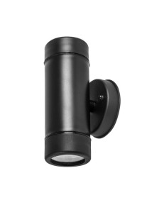 ФАСАДЕН АПЛИК UP-DOWN BLACK PP WALL LIGHT GU10Max.2x3W LED IP65