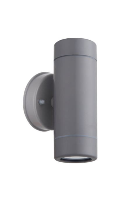ФАСАДЕН АПЛИК UP-DOWN GREY PP WALL LIGHT GU10Max.2x3W LED IP65