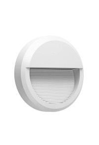 АПЛИКА БЯЛА ЗА СТЕНА PC 230V IP65 8W 3.000K 430LM