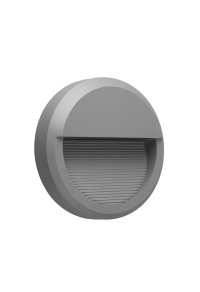АПЛИКА СИВА ЗА СТЕНА PC 230V IP65 8W 3.000K 430LM