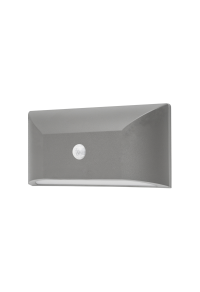 АПЛИК СИВ PC-PIR SENSOR max6m 230V IP65 6W3.000K 350lm