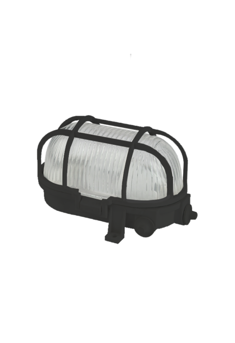 CEILING LAMP PLASTIC-BLACK