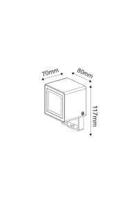 ЛЕД Φ/Σ ПРИЗЕМНО 230V 1Χ7W 491Lm 3000K 47° MALB