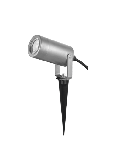 GREY SPOT LUMINAIRE GU10 MAX. 3W LED IP65 & GARDEN SPIKE